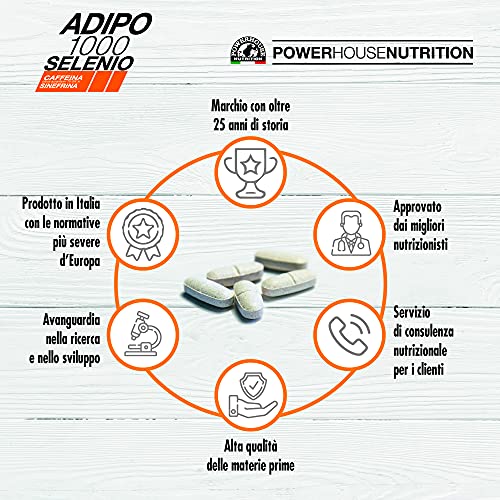 Termogenico Brucia Grassi, Dimagrante Potente Made In Italy, Adipo 1000 Selenio, Integratore Dimagrante Forte E Blocca Fame, Brucia Grassi Addominali Con Caffeina (120 Compresse) - 2