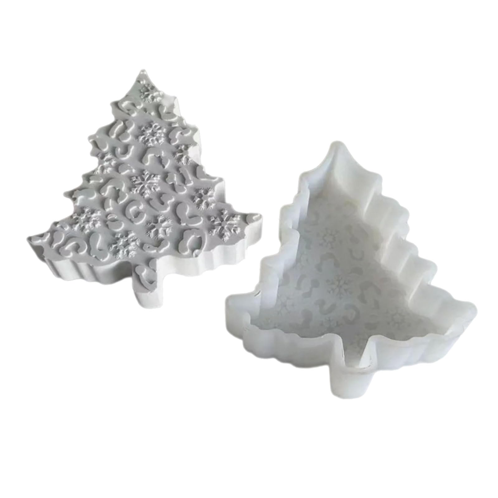 Yhplxyuus Santa Silicone Car Molds Plaster Molds Epoxy Resin Christmas Tree Ornament Santa Car Silicone Ornament Plaster