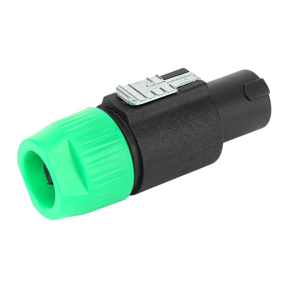 Connettore per Cavo Speakon NL4FC 4 Pin Impermeabile 10PCS Verde