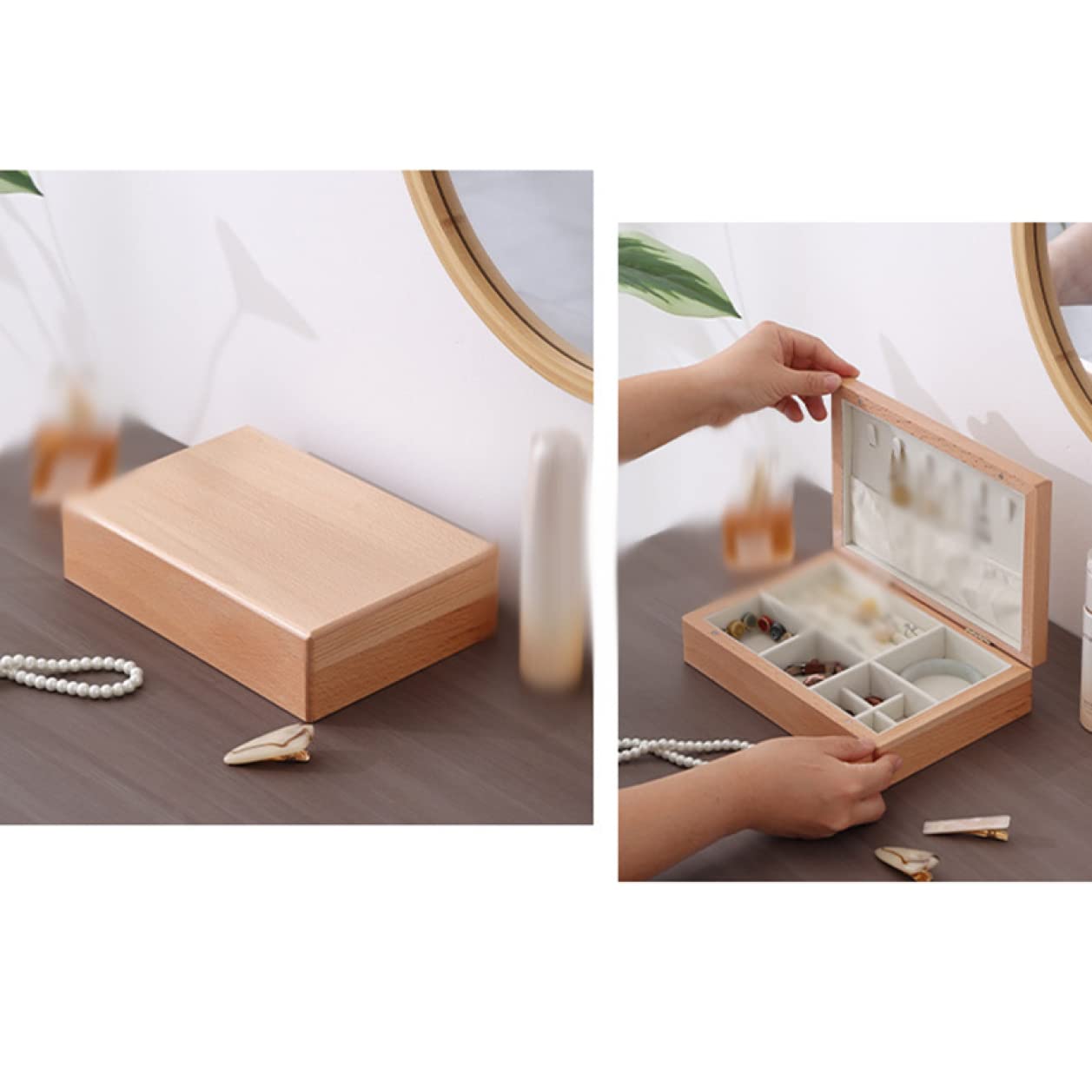 Amazon｜[FOQW] アクセサリーケース アンティーク a ボックス