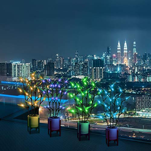 Magical Led House Plant - Light Up Artificial Plants Bonsai Houseplant Lighted, Decorative Fairies Light, Summer Fairies Accessories (500 Led) #TOP1