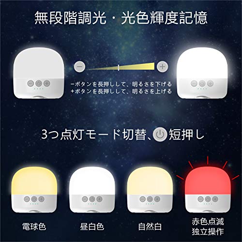 ランタン Baicoy LEDランタン USB充電式 3色切替 暖色 昼白
