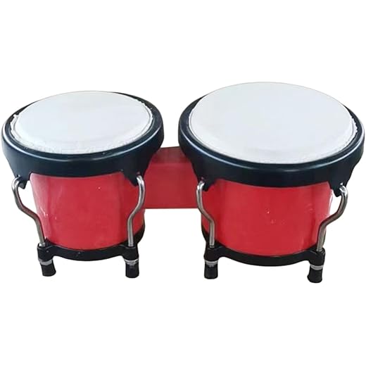 Bongo Drum Set for Beginners - Red