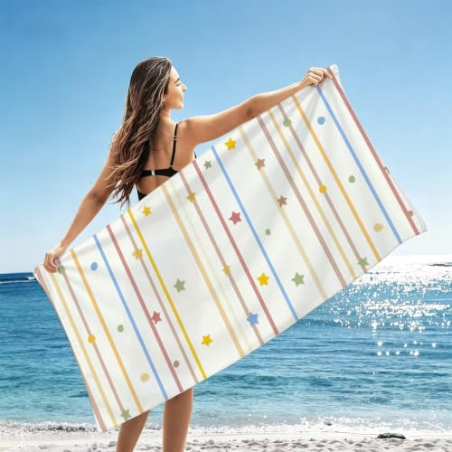 Serviette de plage microfibre pour piscine yoga et vacances au soleil - 3