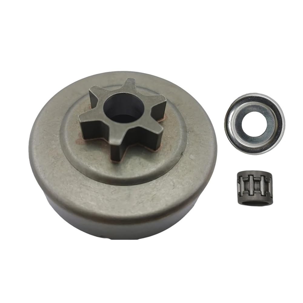 Piñón de cadena 3/8" 6T con rodamiento para motosierra MS170 y MS180