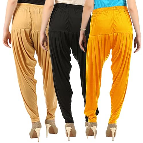 Image of Buy That Trendz Patiala Salwar for Women Relaxed Fit Viscose Patiyala Salwar Harem Bottom Pants