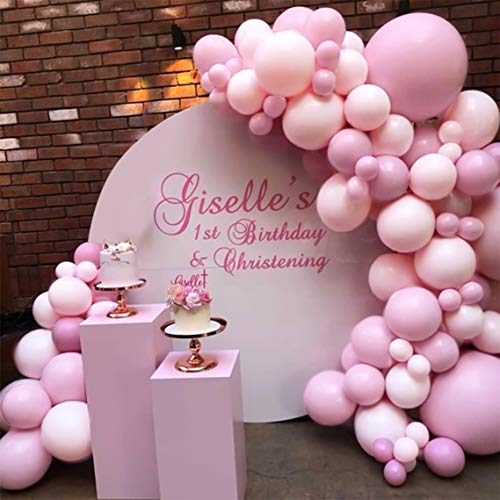 Princess Pink Balloon Arch Garland Kiti