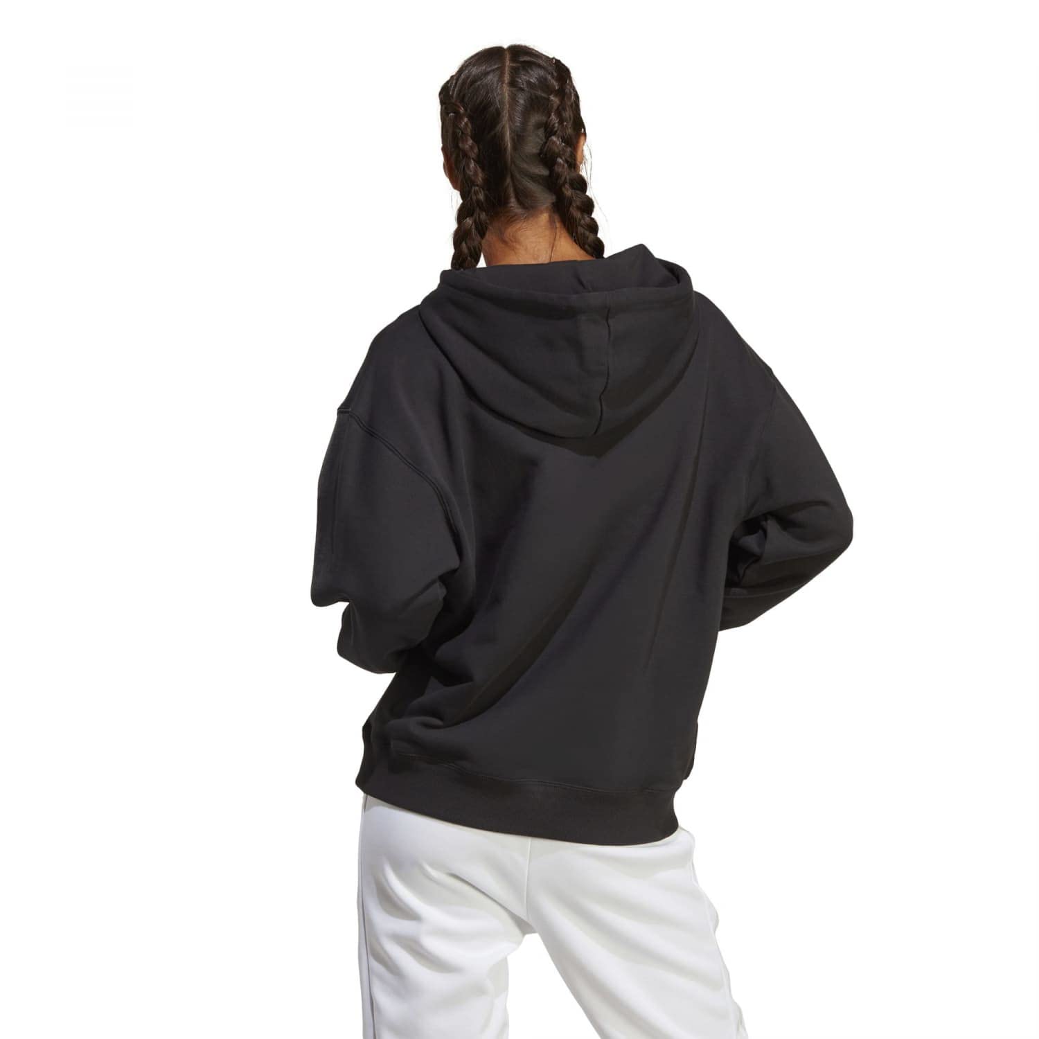 Adidas Essentials Big Logo Oversized French Terry Hoodie Sudadera con Capucha Mujer