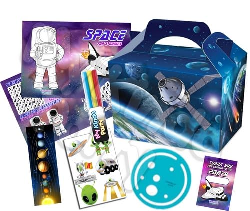 Pre-Filled Space Party Box - Ultimate Party Supplies for Space-Themed Celebrations