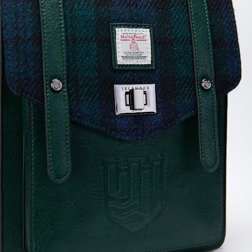 Islander HarrisTweed The Mini Carloway Backpack (Black Watch)3