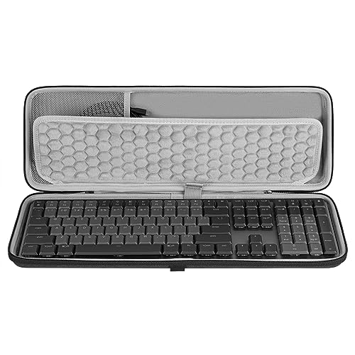 GEEKRIA Keyboard Carrying Case, Compatible with Logitech MX Mechanical Wireless / MK955 / Signature Slim K950 / G413 SE
