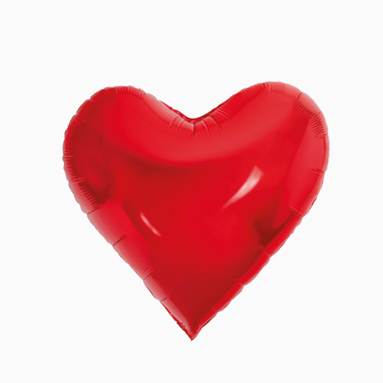 OH YEAH - 3 Globos Foil Corazón Rojo - 45 cm - Decoración Globos San Valentín - Globos de Corazones Rojos - Adornos San Valentín - Día de los Enamorados - APTO HELIO