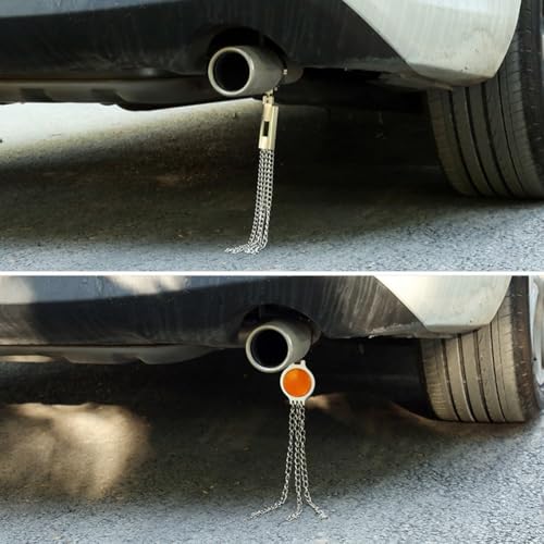 Image of GLEAVI Car Anti Static Strap 3 Pieces Hanging Type Grounding Chain Electrostatic Belt 13.18 Inch for Autumn Winter Static Eliminator