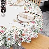 Zoom IMG-2 tovaglia rotonda 150 cm floreale Zoom IMG-2 tovaglia rotonda 150 cm floreale