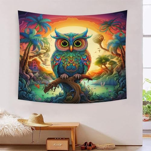 Tapisserie 3D 180x230cm : décor mural en tissu pour salon et chambre