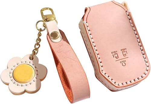 HIBEYO Funda de cuero para llavero de automóvil para KIA EV6 Carnival Sportage R Seltos Sorento Stinger Cerato K5 2021 2022 Accesorios de automóvil