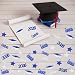 200Pcs Graduation Confetti 2026 Blue and Sliver 2026 Graduation Decorations 2026 Graduation Table Decorations Graduation Decorations 2026 Royal Blue Graduation Decorations for Table