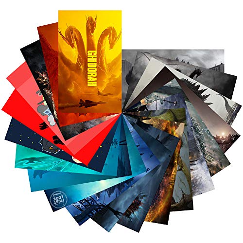 GTOTd Stickers for King of The Monsters (20-Pcs) Decals Vinyls for Laptop Skateboard Fridge Teens Gift Movie Merch Collection