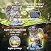 Choies Solar Angel Garden Statue Outdoor Decor,Praying Angel Sculpture for Outside,Home,Patio,Yard,Cemetery,Perfect Birthday or Valentines Day Gifts for Women,Mom