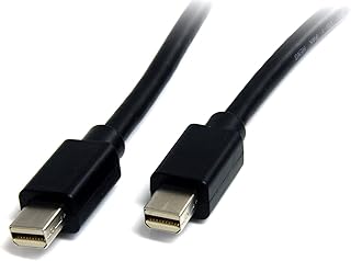 StarTech.com 6ft (2m) Mini DisplayPort Cable - 4K x 2K Ultra HD Video - Mini DisplayPort 1.2 Cable - Mini DP to Mini DP Cable for Monitor - mDP Cord - M/M (MDISPLPORT6)