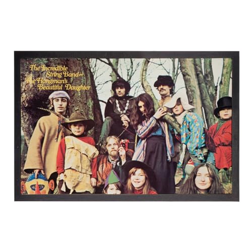 Fabulous Zerbino musicale Incredible String Band Vecchia Copertina Album Retro Poster Vintage - Dimensioni: 75 x 50 cm