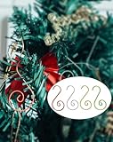 Hooks for Christmas Tree, Christmas Tree Hooks for Ornaments – 40pcs / Silver