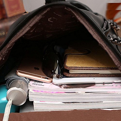 Leather Travel Duffel Bags For Men Chao Ran College School Student Laptop Backpack Waterproof Airplane Carry On Bags For Business 3 Usage As Handbag, A Shoulder Bag And Backpack #TOP4