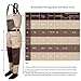 Menolana Fishing Waders Chest Waders 3 Layer Professional Neoprene Practical Stocking Foot Lightweight Fishing Trousers Wading Pants, XL