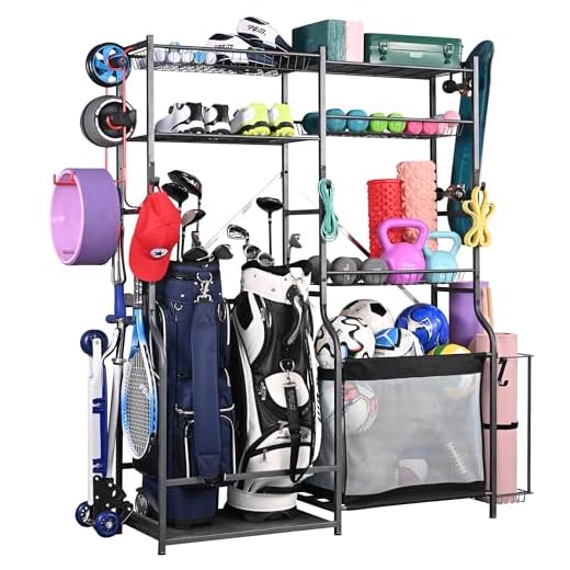 Extra Large Golf Storage Rack Organizer