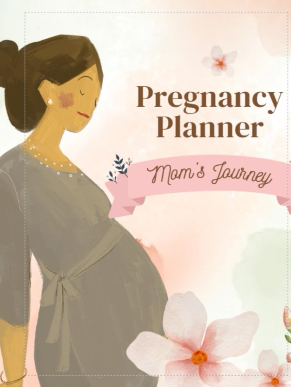A Heartbeat Within: Pregnancy Planner: The Expectant Mom's Journey :100 Pages Hardcover Pregnancy Memory Book, Mom To Be Gift