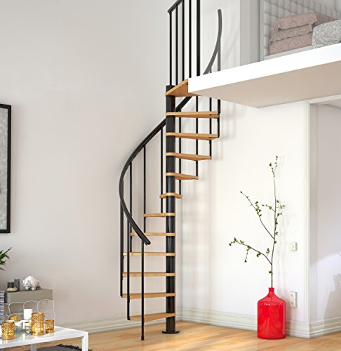 Dolle Spindeltreppe Calgary 244,8-280,8 cm Höhe mit 11 Stufen