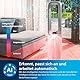 Philips Air Performer 2-in-1: Luftreiniger und Kühlgebläse - Reinigt 70 m², Entfernt 99,97% der Allergene und Schadstoffe. HEPA-Filter, Intelligente Sensoren, Alexa, App. (AMF765/10)