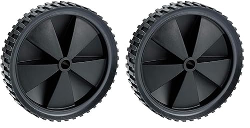 Dörner + Helmer - Dörner + Helmer Roue en PVC, 150 mm x 30 mm, capacité de charge 25 kg, moyeu 32 mm, jante en plastique, profil à crampons, roulement à glissière, légère (Lot de 2)