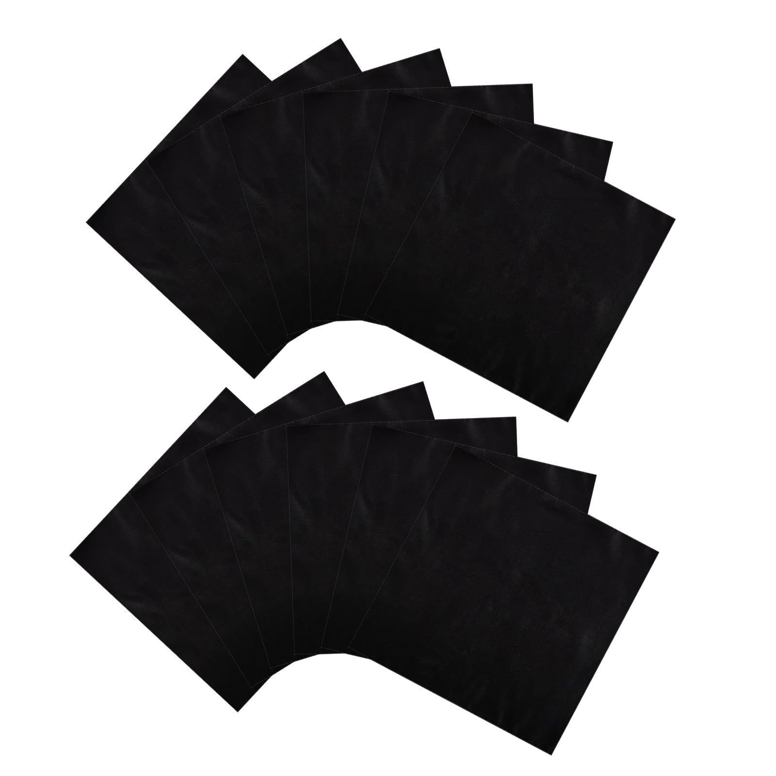 Servilletas de tela reutilizables de algodón absorbente, pack de 12 paños negros para banquetes