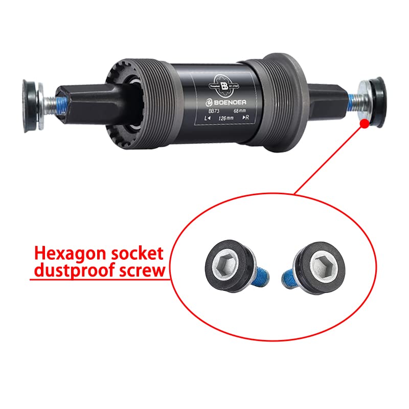 5 Size Vierkante Taper Trapas, Fiets Trapas Vierkante Gat Crank Axis