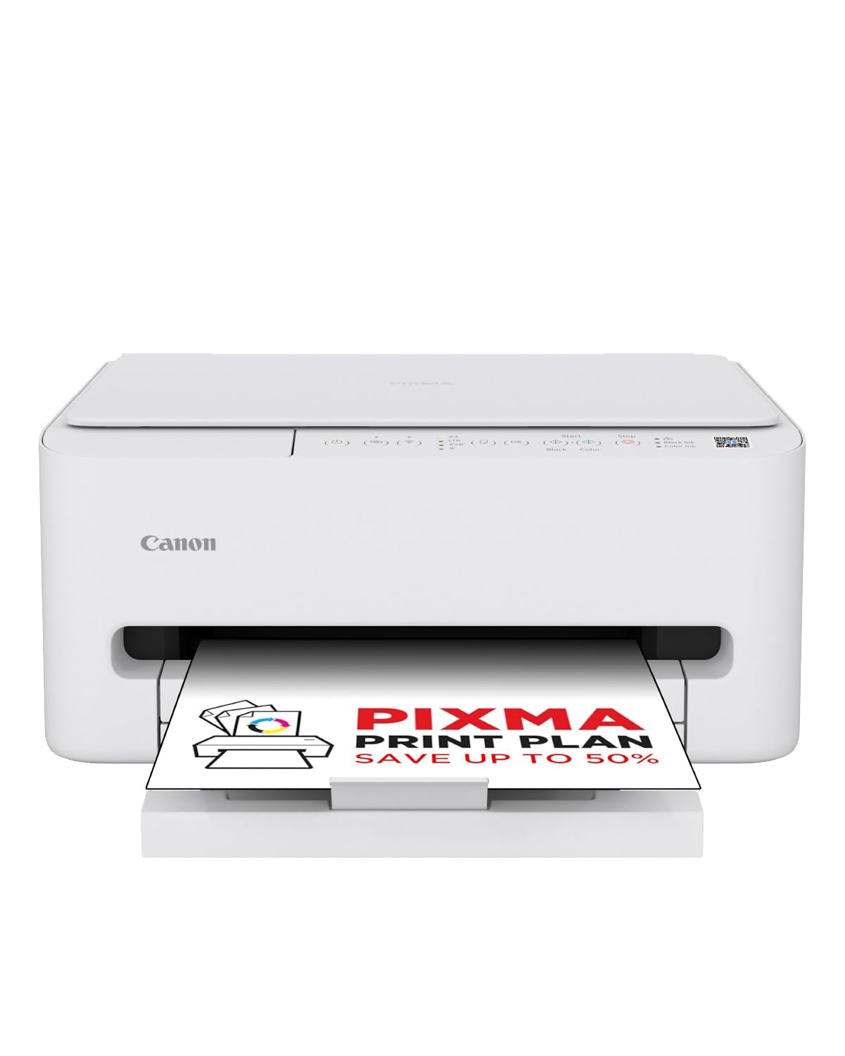 Canon PIXMA TS4150i – Imprimante Jet d'Encre Multifonction Couleur – Impression Facile Depuis Votre Smartphone – Encres Fine Pigmentées – Compacte et Économique PIXMA Print Plan