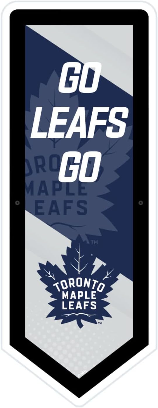 Team Sports America NHL Toronto Maple Leafs Ultra-Thin LED Light Wall Sign Décor | Officially Licensed | 23 Inch Mascot Logo Shaped Wall Sign | Made in USA