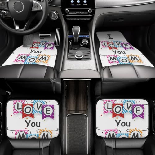 Alfombrillas de coche Te Quiero mamá para un habitáculo acogedor y personalizado 6