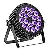 DMX512 LED par lumière, 18 LED 200W 4 en 1 RGBW de scène lumière, Son/Maître Esclave DJ Disco lumière pour Fête, Concert, Halloween, Noël, Mariage, Club