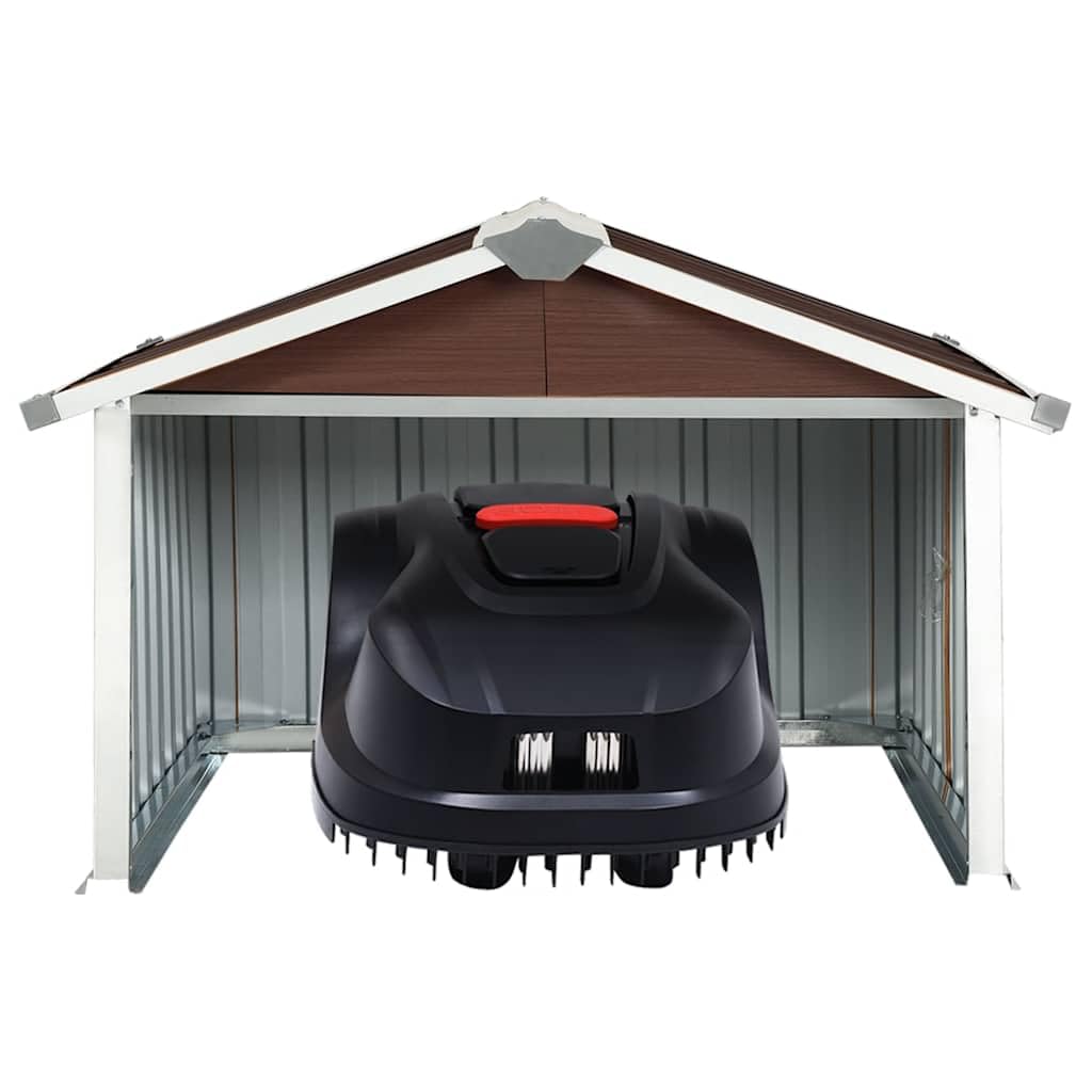 Générique Abri pour Robot de Jardin 92x97x63 cm Acier galvanisé Marron,Maison & Jardin, Pelouses & Jardins, Vie en extérieur, Structures extérieures, Cabanes & abris de Jardin, Brun (Poids 8.7KG)