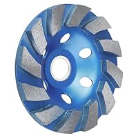 SUNJOYCO 4.5 Inch Concrete Grinding Wheel, 12-Segment Heavy Duty Turbo