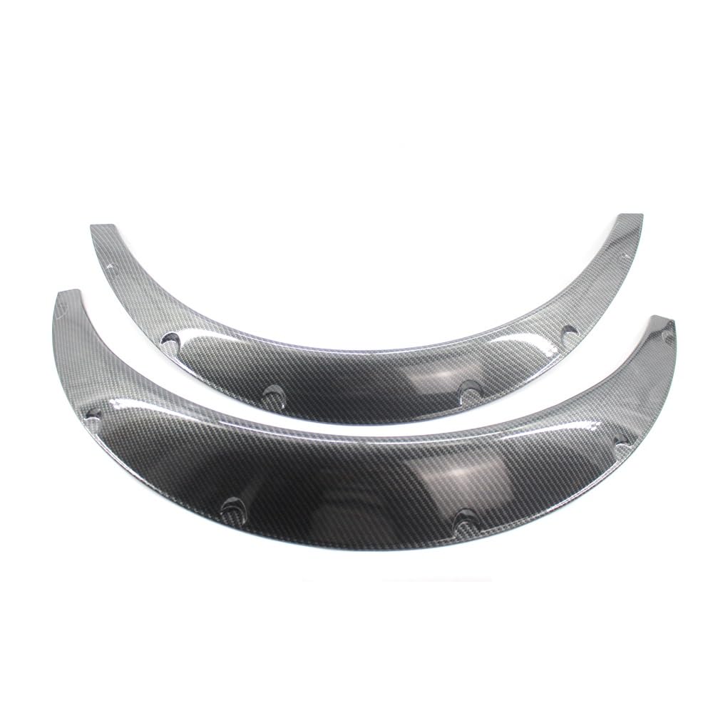 MZEER Voiture 4 Pièces/Ensemble Universel Voiture Roue Sourcil Arc Garniture Côté Garde-Boue Flare Décoration Bande Arc Roue Garde Sourcil