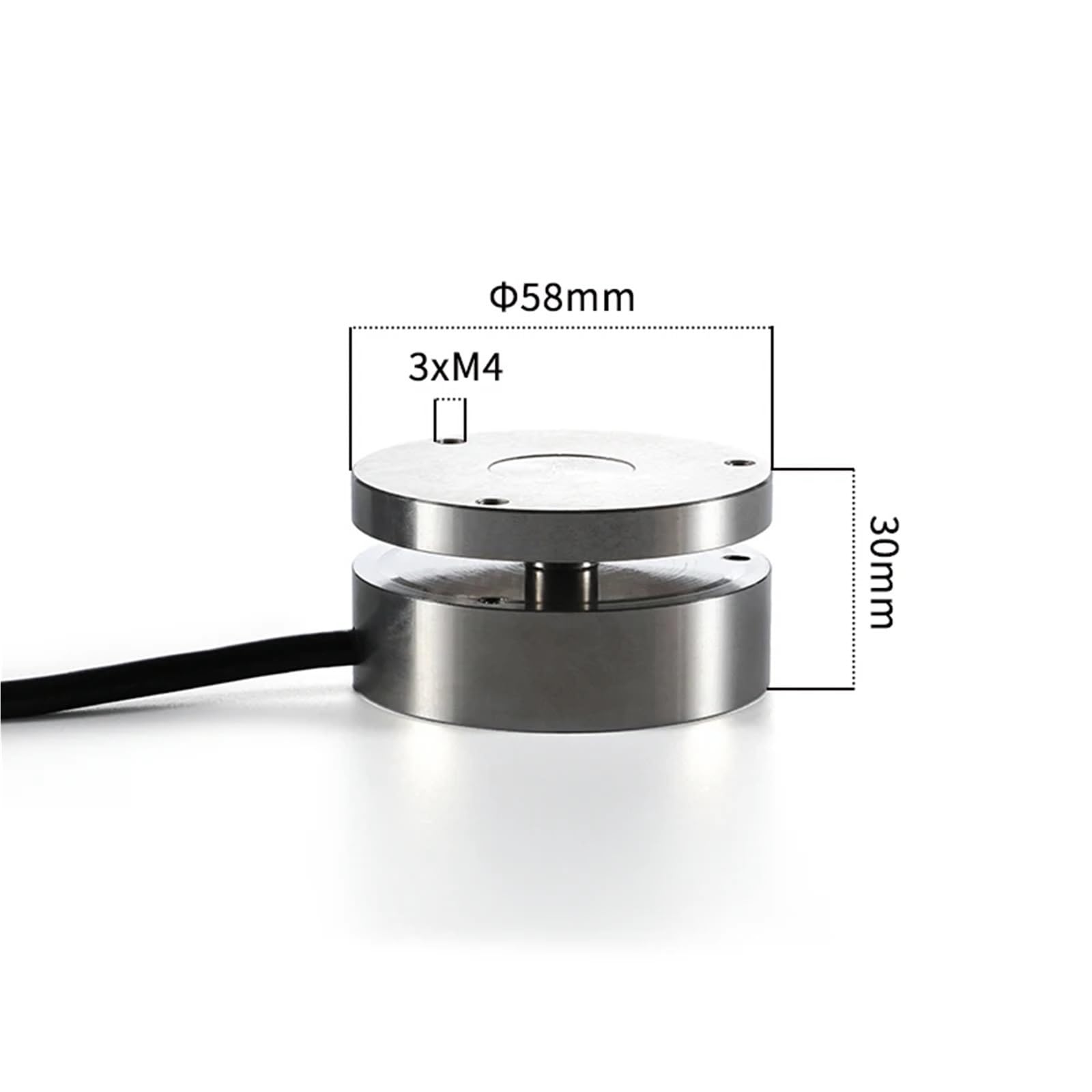 Medidor de Fuerza Digital con Sensor de celda de Carga, dinamómetro de Calibre de Empuje y tracción de Peso de Prueba, Modo Pico/Pista, ± 0,05% FS(2000KG Force Gauge)