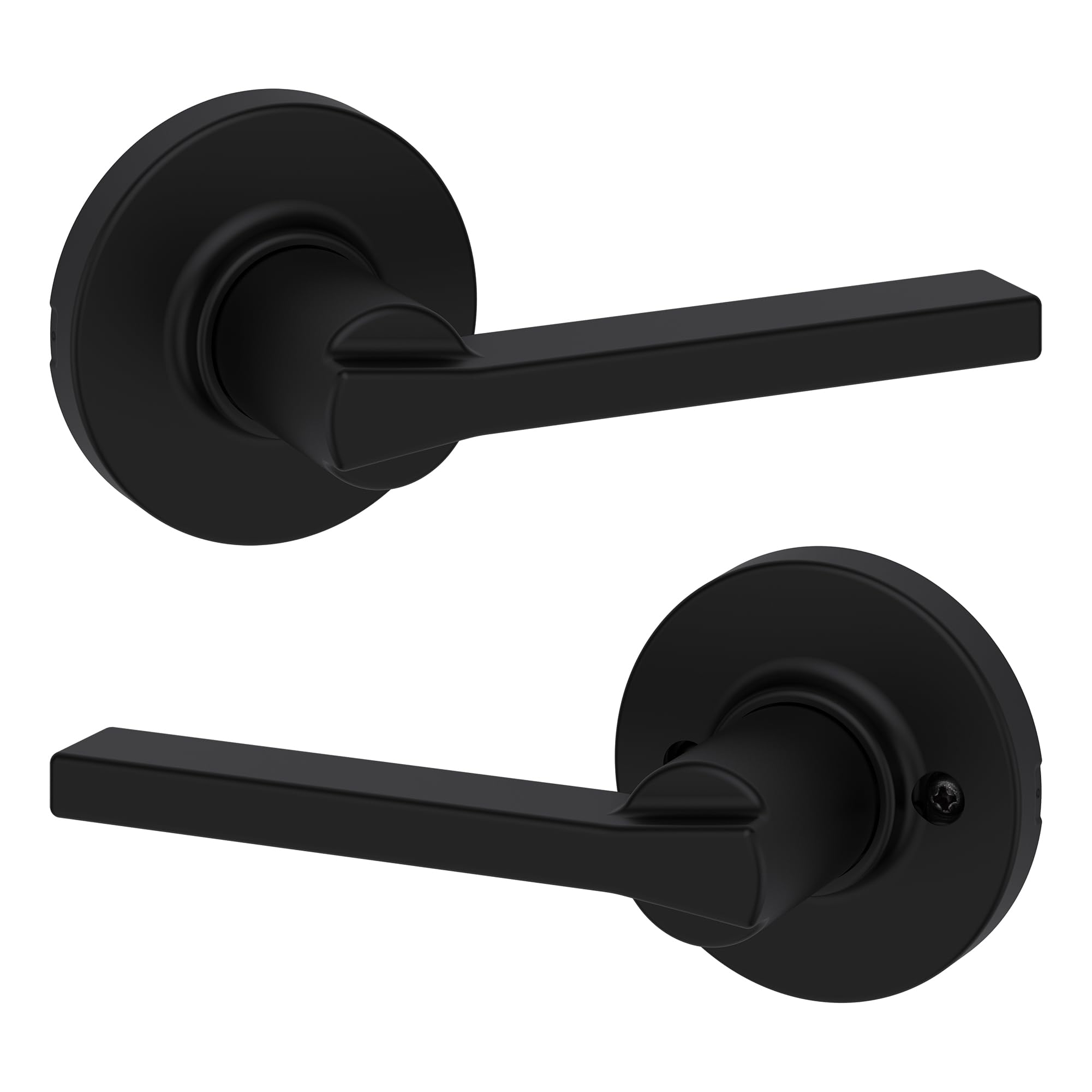 Poignée de porte intérieure ronde avec protection Microban Kwikset CASEY