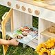 Deluxe Holz Spielzeugspiel Küchenset Outdoor Gartenküche Fun, Outdoorküche aus Tannenholz mit abnehmbarem Waschbecken & Wassertank & Herd Matschküche Kinder Outdoor 3-8 (Matschküche)