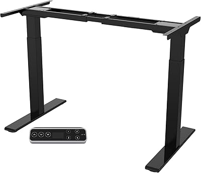 FLEXISPOT EK2 Scrivania Regolabile in Altezza Standing Desk Scrivania Elettrica Scrivania Motorizzata, con 2 Motori con Memoria Automatica Intelligente