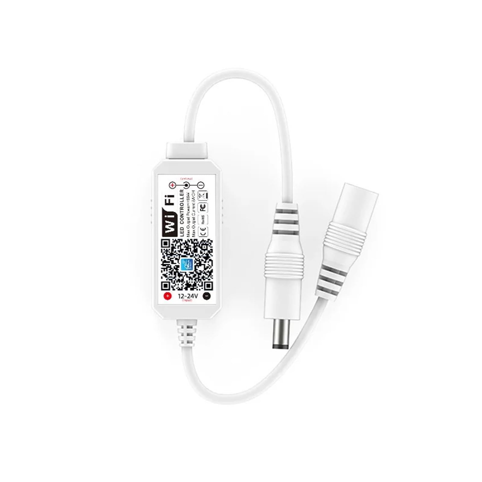 Contrôleur LED couleur simple DC24V avec gradation fluide sans fil