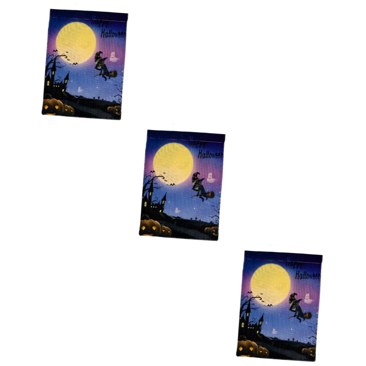 Drapeau de jardin Halloween en lin motif sorcière avec impression double face