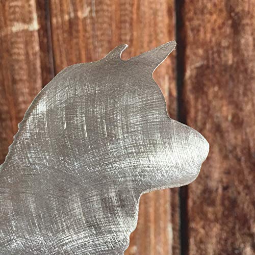 Pt Hudson Alumi-Art Akita Dog Christmas Tree Topper, Wreath Decoration, Holiday Decoration, Metal, Pet Memorial #TOP1