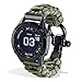Savior Survival Gear Paracord 22mm Watch Band with Quick Release - Men & Women - Strap Compatible with Various Smart Watches, including Galaxy (some), S3 Classic, and Fenix 5 (Green, Large)